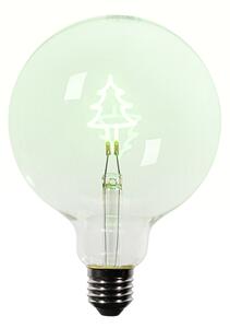Vánoční E27 LED žárovka G125 čirá 1,8W 100 lm