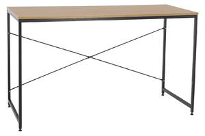 KONDELA Psací stůl, dub/černá, 120x60 cm, MELLORA