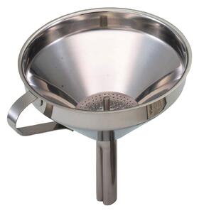 Trychtýř KitchenCraft 13 cm s odnímatelným filtrem KCFUNNELSS