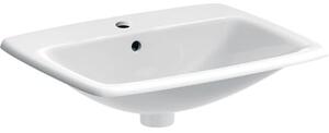 Zápustné umyvadlo Geberit Selnova 60x45 cm s otvorem pro baterii 500.307.01.7