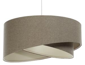 BPS koncept Závěsné svítidlo BOHO šedé, 1xE27, ø 40 cm Barva: Černá