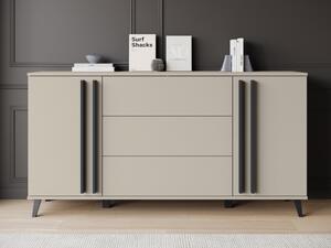 Komoda Kegalo 150, Barva: congo / congo + grafit černý 5903211434808