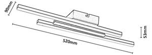 Rabalux 71495 - LED Stropní svítidlo LIRIEN LED/18W/230V 3000K zlatá