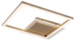Rabalux 71487 -LED Stropní svítidlo OTTAVIA LED/24W/230V 3000K 37,5x37,5cm zlatá
