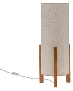 Näve Stolní lampa 3193, dřevo, lněný textil, výška 52 cm, Světlé dřevo, Obývací pokoj / jídelna, Dřevo, Skandinávský, Lampa trojnožka