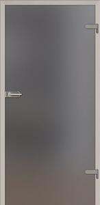 Skleněné dveře Naturel Glasa levé 80 cm dark Grey čiré GLASA1G80L