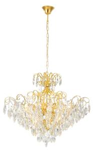 Eglo 39606 - Lustr na řetězu FENOULLET 9xE14/25W/230V zlatá