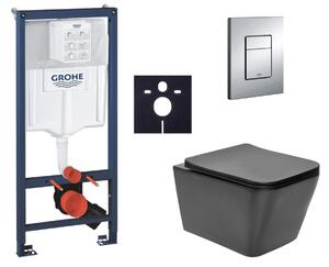 Závěsný wc set do lehkých stěn / předstěnová montáž Swiss Aqua Technologies Infinitio SIKOGRSIN12BE
