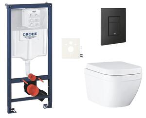 Závěsný wc set do lehkých stěn / předstěnová montáž GROHE Euro Ceramic SIKOGRSEUEKF0