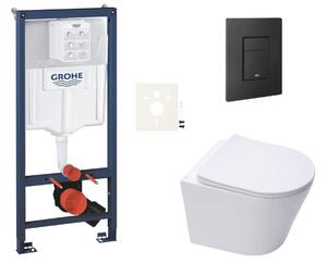 Závěsný wc set do lehkých stěn / předstěnová montáž Swiss Aqua Technologies Infinitio SIKOGRSIN10EKF0