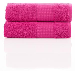 Bavlněný ručník Elite růžová, 50 x 100 cm, sada 2 ks, 50 x 100 cm