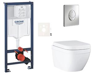 Závěsný wc set do lehkých stěn / předstěnová montáž GROHE Euro Ceramic SIKOGRSEUSA