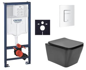 Závěsný wc set do lehkých stěn / předstěnová montáž Swiss Aqua Technologies Infinitio SIKOGRSIN12BSCSH0
