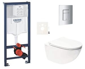 Závěsný wc set do lehkých stěn / předstěnová montáž Swiss Aqua Technologies Infinitio SIKOGRSIN11SCP00