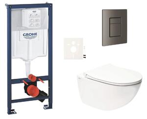 Závěsný wc set do lehkých stěn / předstěnová montáž Swiss Aqua Technologies Infinitio SIKOGRSIN11SCAL0