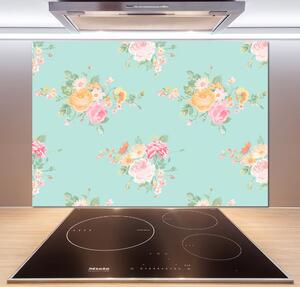 Panel do kuchyně Květinový vzor pksh-86006701