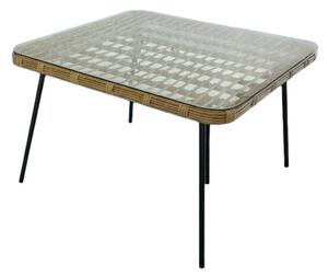 Set zahradního nábytku ELORIA hnědý / šedý ABI3354