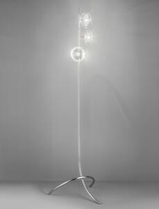 Metal lux 260.733.01 Dolce, stojací lampa 3xG9, chrom/čiré sklo, výška 170cm