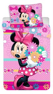 Povlečení Minnie Bows and Flowers - 140/200 + 70/90