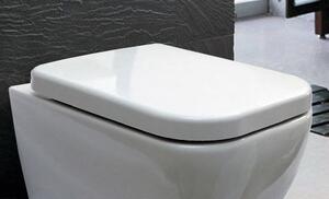 WC Prkénko pro závěsné WC CH101 a 101R, funkce Soft-close - bílá lesklá