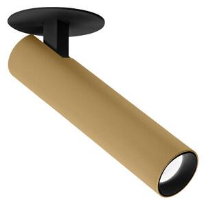 Wever & Ducré Lighting WEVER DUCRÉ LED bodovka Match 1.0 Polozapuštěný béžový 2 700 K, Krémová / jantar, Obývací pokoj / jídelna, Hliník, Moderní
