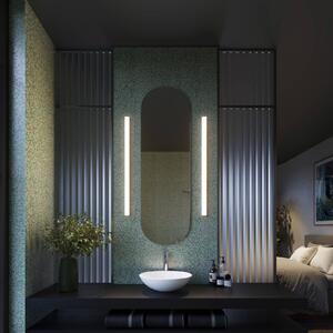 Wever & Ducré Lighting WEVER DUCRÉ LED nástěnné světlo Mirba 3.0 černá/bílá 91 cm IP44, Černá, Koupelna, Plast