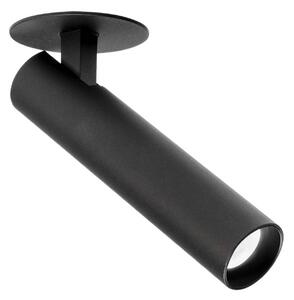 Wever & Ducré Lighting WEVER DUCRÉ LED bodovka Match 1.0 Polozapuštěný černý 2 700 K, Černá, Obývací pokoj / jídelna, Hliník, Moderní