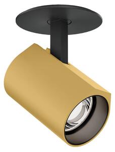 Wever & Ducré Lighting WEVER DUCRÉ podhledové bodové svítidlo Ceno 1.0 zlatý/černý 927 listový., Mosaz / zlato, Obývací pokoj / jídelna, Hliník, Moderní