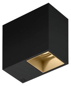 Wever & Ducré Lighting WEVER DUCRÉ LED-Downlight Plano 1.0 černá/béžová stmívatelné 927 dim, stmívatelný, Černá, Obývací pokoj / jídelna, Hliník, Moderní