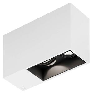 Wever & Ducré Lighting WEVER DUCRÉ LED-Downlight Plano 2.0 bílá/černá stmívatelné, stmívatelný, Bílá / opál, Obývací pokoj / jídelna, Hliník, Moderní, Stropní svítidlo