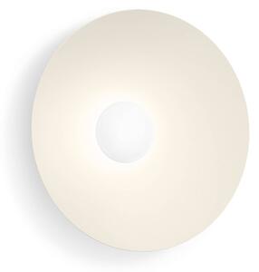 Wever & Ducré Lighting WEVER DUCRÉ LED nástěnné světlo Clea 2.0 béžové Ø 50 cm 2700 K, stmívatelný, Krémová / jantar, Obývací pokoj / jídelna, Hliník