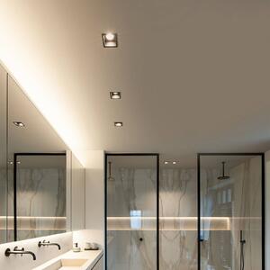 Wever & Ducré Lighting WEVER DUCRÉ LED-Downlight Plano 2.0 černý stmívatelný, stmívatelný, Černá, Obývací pokoj / jídelna, Hliník, Moderní, Stropní svítidlo