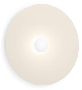Wever & Ducré Lighting WEVER DUCRÉ LED nástěnné světlo Clea 3.0 béžové Ø 70 cm 2700 K, stmívatelný, Krémová / jantar, Obývací pokoj / jídelna, Hliník