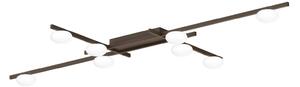 Wever & Ducré Lighting WEVER DUCRÉ LED stropní svítidlo Perlez Grid 1.0 bronzová 927, stmívatelný, Bronz / starožitná mosaz, Obývací pokoj / jídelna, Hliník, Moderní