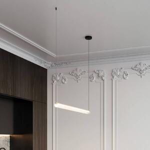 Wever & Ducré Lighting WEVER DUCRÉ LED závěsné světlo Finelle 1.0 béžové 2700K stmívatelné, stmívatelný, Krémová / jantar, Obývací pokoj / jídelna, Sklo, Moderní