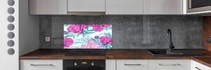 Panel do kuchyně Růžové pivoňky pksh-86561203