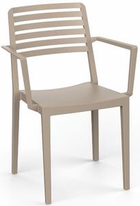 Rojaplast Křeslo ROW ARMCHAIR - taupe