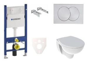 Cenově zvýhodněný závěsný WC set Geberit do lehkých stěn / předstěnová montáž + WC Kolo Rekord SIKOGES7K7