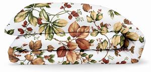 Bavlněný povlak na přikrývku - Podzim bílý Zapínání: knoflík, Velikost přikrývky: 140x200