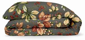 Bavlněný povlak na přikrývku - Podzim šedý Zapínání: knoflík, Velikost přikrývky: 140x200