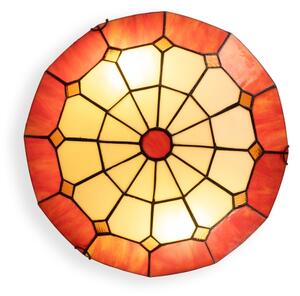 Brilagi - Tiffany vitrážové stropní svítidlo SIENNA 2xE27/60W/230V pr. 40 cm