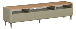 TV stolek Elivo 200 cm na nožkách - eukalyptus / dub baltic dune