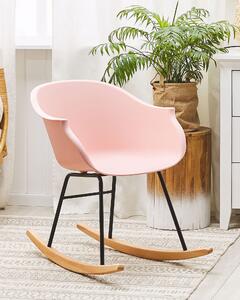 Houpací růžová židle HARMONY