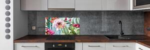 Panel do kuchyně Kaktusy a květiny pksh-86911786