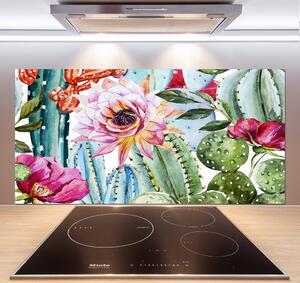 Panel do kuchyně Kaktusy a květiny pksh-86911786