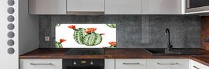 Skleněný panel do kuchyně Kaktusy pksh-86911813