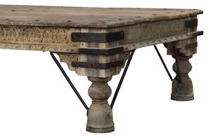 Starý stolek z teakového dřeva, 173x105x48cm
