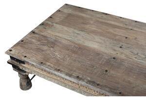 Starý stolek z teakového dřeva, 173x105x48cm