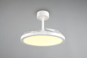 TRIO Reality R64452131 KASFJORD stropní svítidlo s ventilátorem D1060mm SMD LED 34W/3900lm 2700-6500K bílá, dálkový ovladač