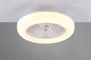 TRIO Reality R64032101 MORA stropní svítidlo s ventilátorem D450mm SMD LED 13W/1400lm 2700-6500K bílá, dálkový ovladač